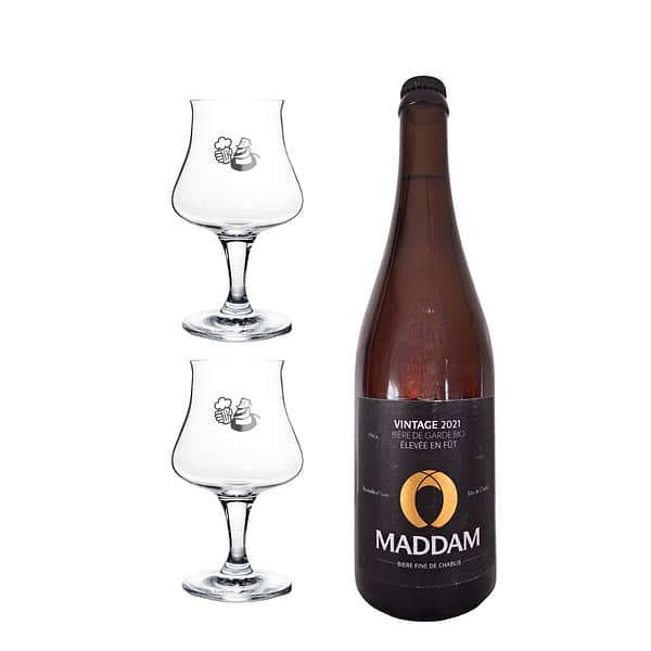 Assortiment de 5 bières + 1 verre (coffret) - 1 u - Brasserie Du