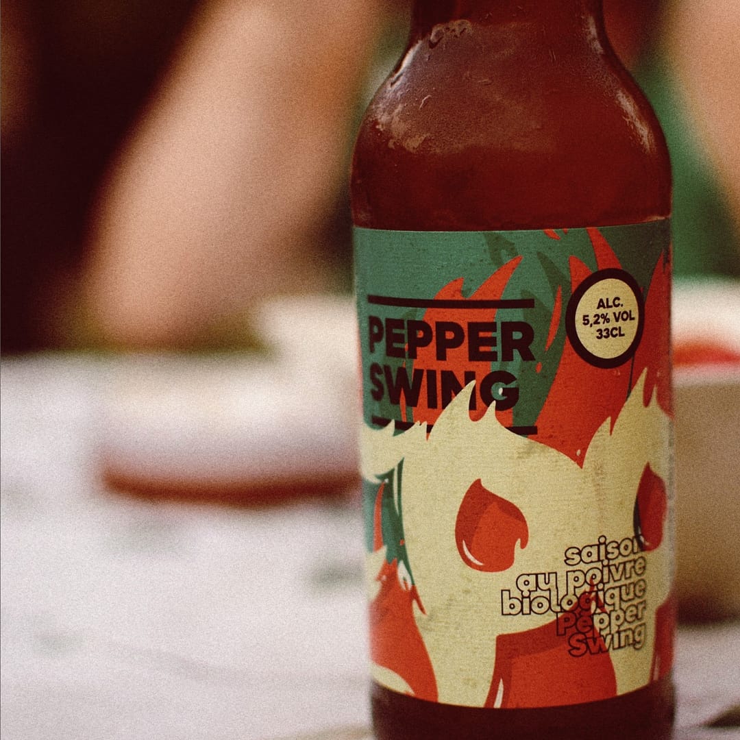 bouteille de Bière Pepper Swing par KissWing