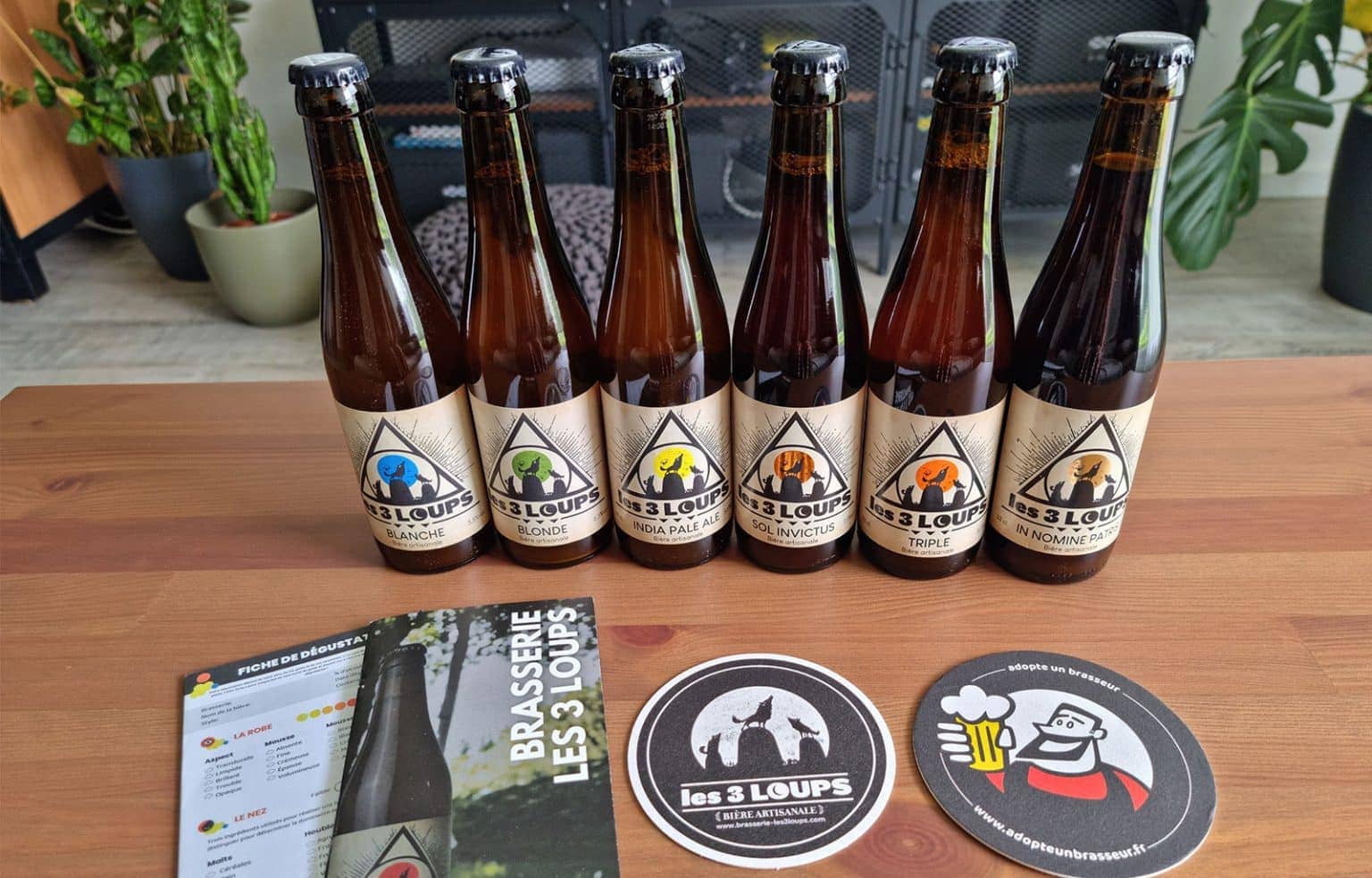 box bieres style belge les 3 loups adopte un brasseur - 6 bières