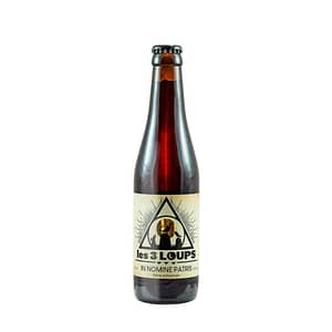 3 loups bière brune in nomine patris Quadrupel adopte un brasseur