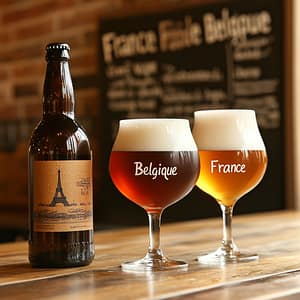 différences entre bière belge et bière française - comparatif