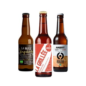 Coffret 12 bières ambrées artisanales et françaises