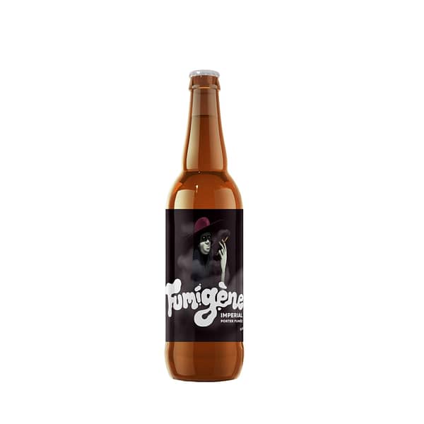 Fumigène de la brasserie Wild Badgers Brewery par adopte un brasseur, une bouteille de bière artisanale
