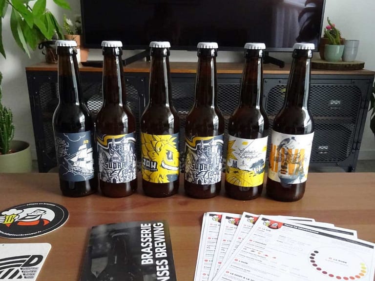 6 bières de la brasserie Senses Brewing reçues grâce à un abonnement box à offrir