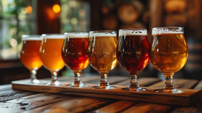 Organiser une dégustation de bière - set de bières à déguster