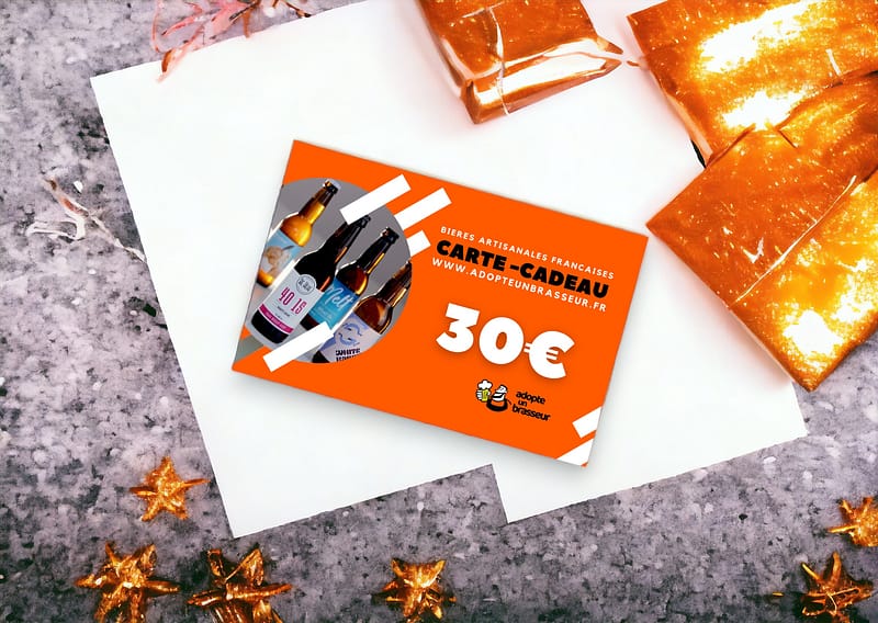 carte cadeau boutique bières artisanales. A offrir