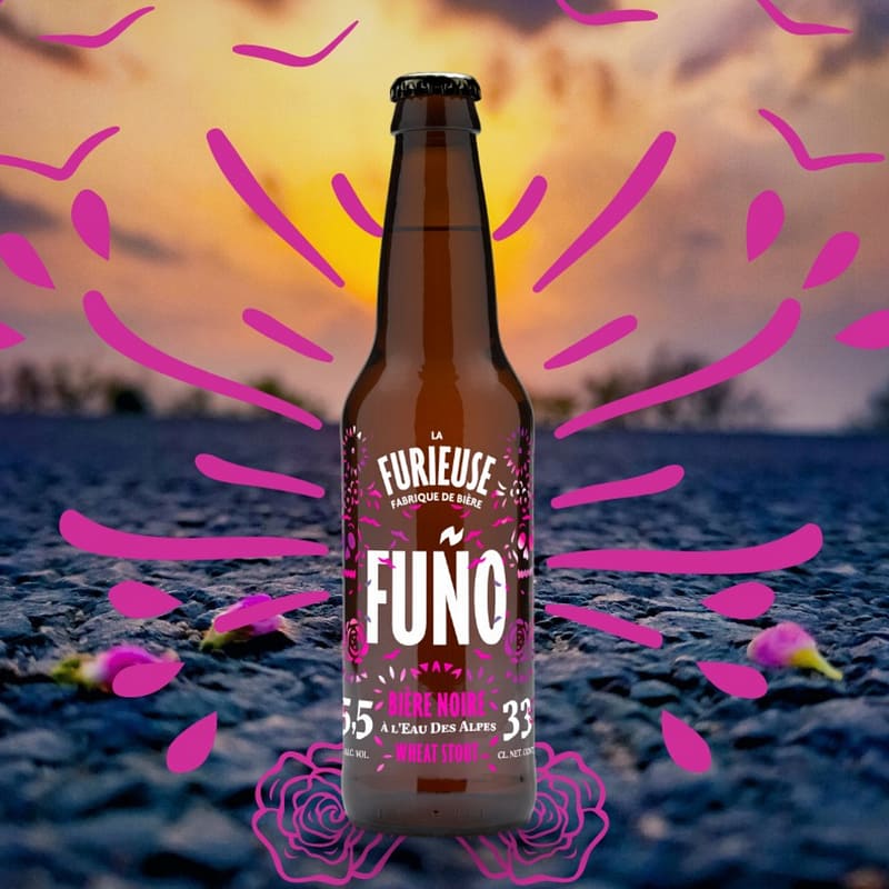 bouteille de Bière Funo par la brasserie la Furieuse