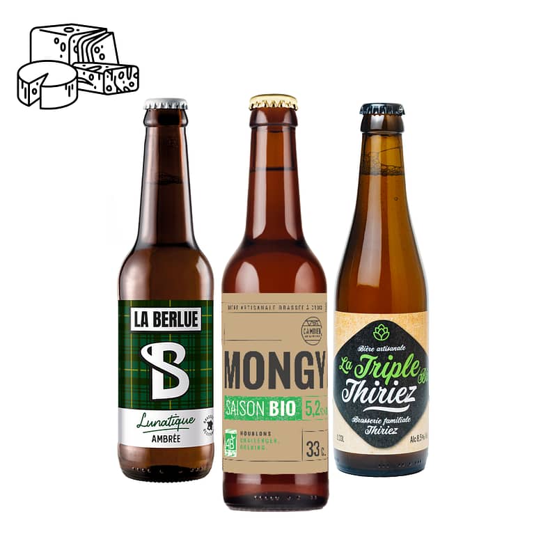 Coffret 12 bières accord bière fromage