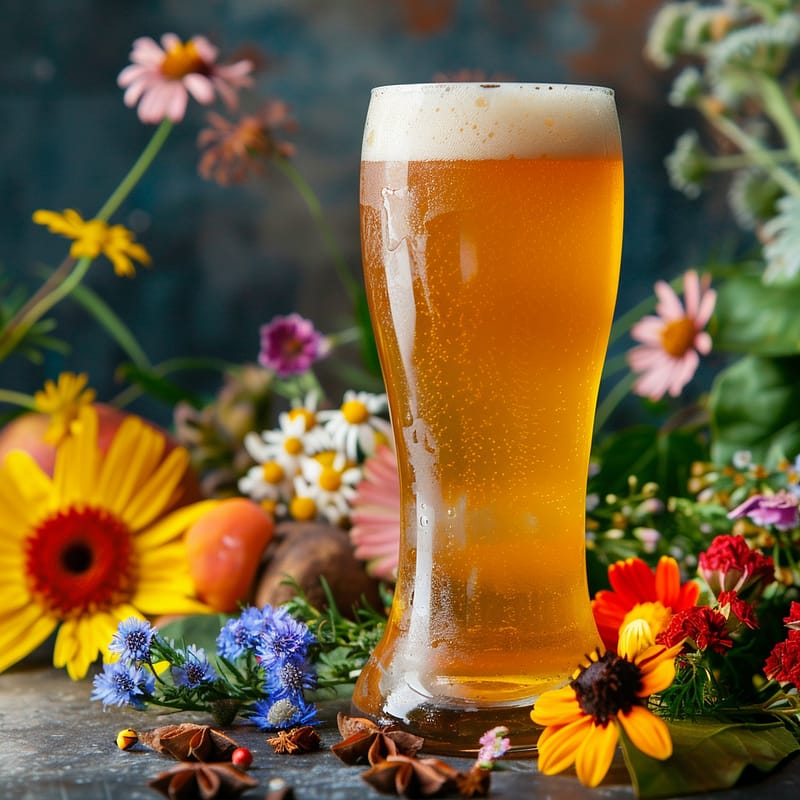 saveurs d'une bière blonde