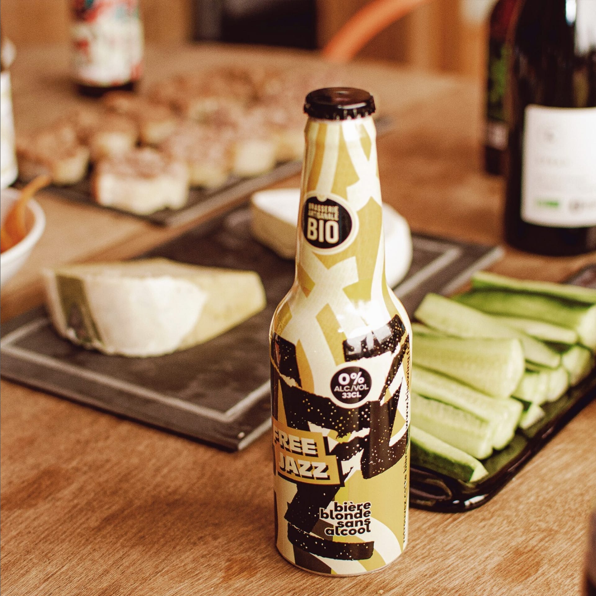 Bière Free Jazz blonde par la Brasserie Kisswing