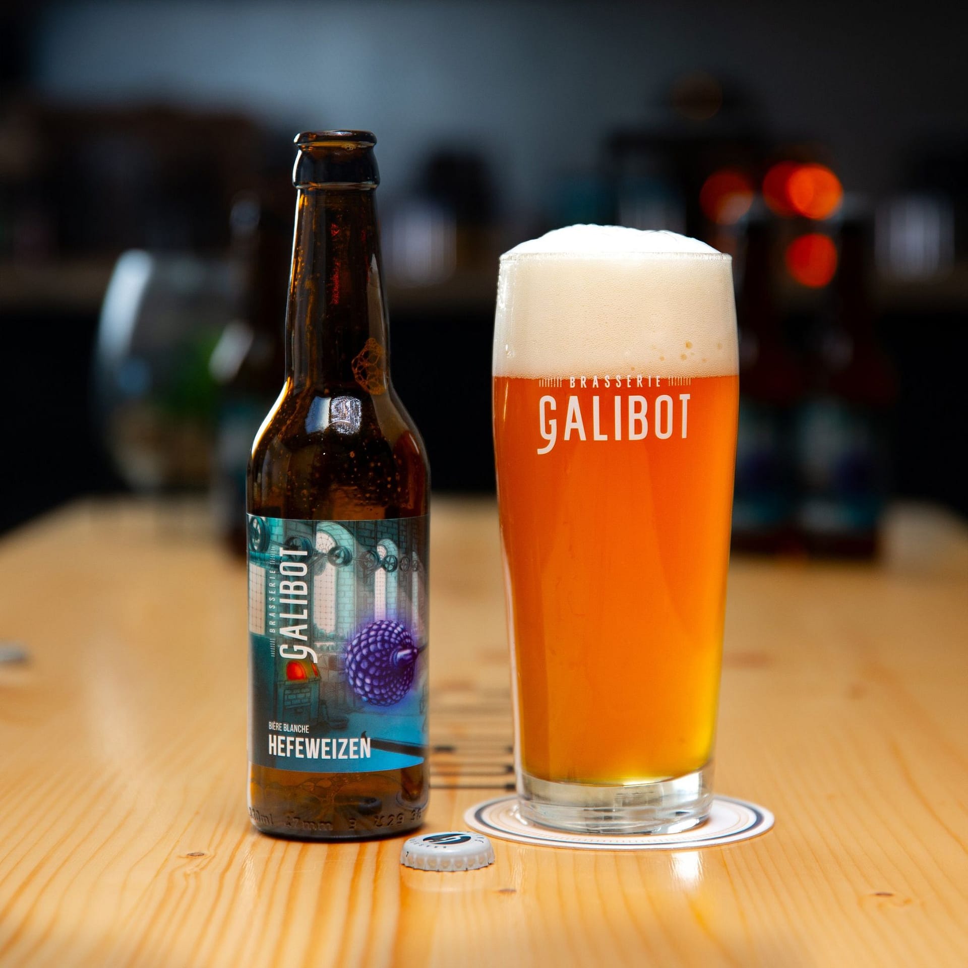 Bière blanche Hefeweizen par la Brasserie Galibot