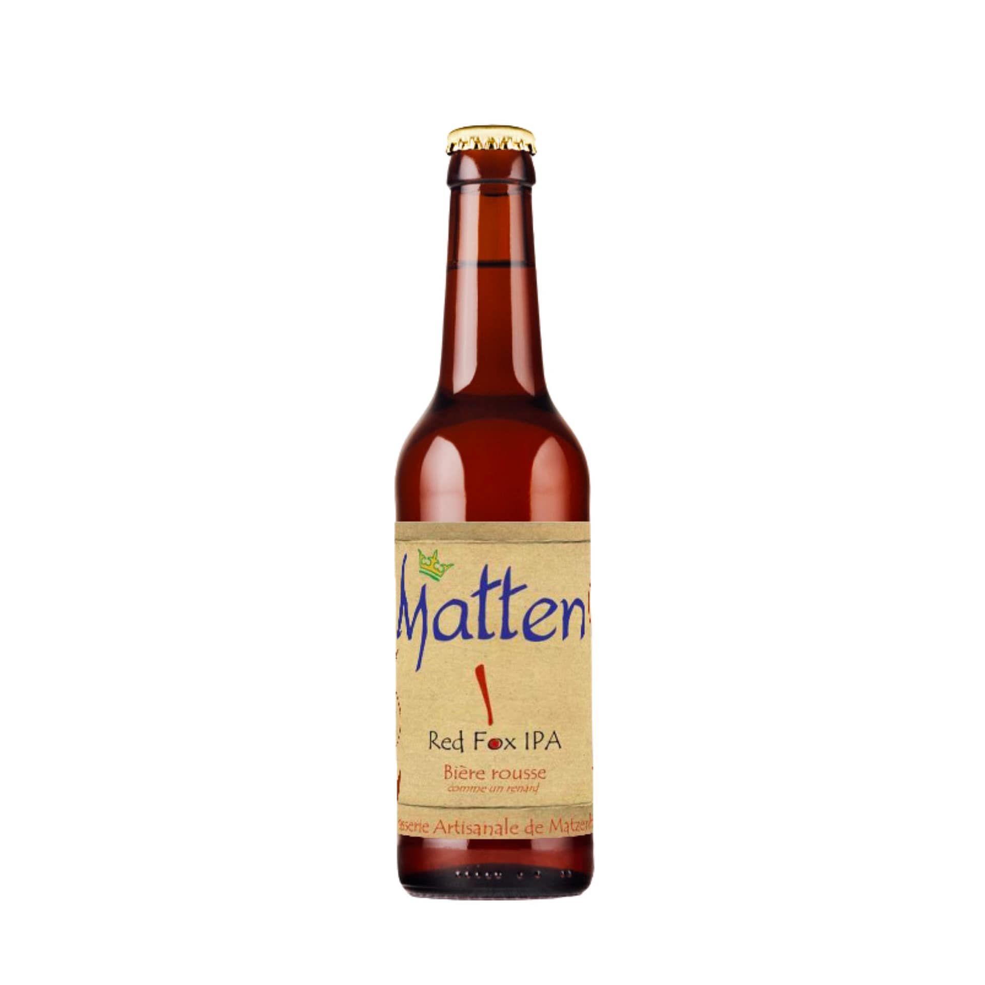 Bière Red Fox IPA par la Brasserie Matten sur Adopte un Brasseur
