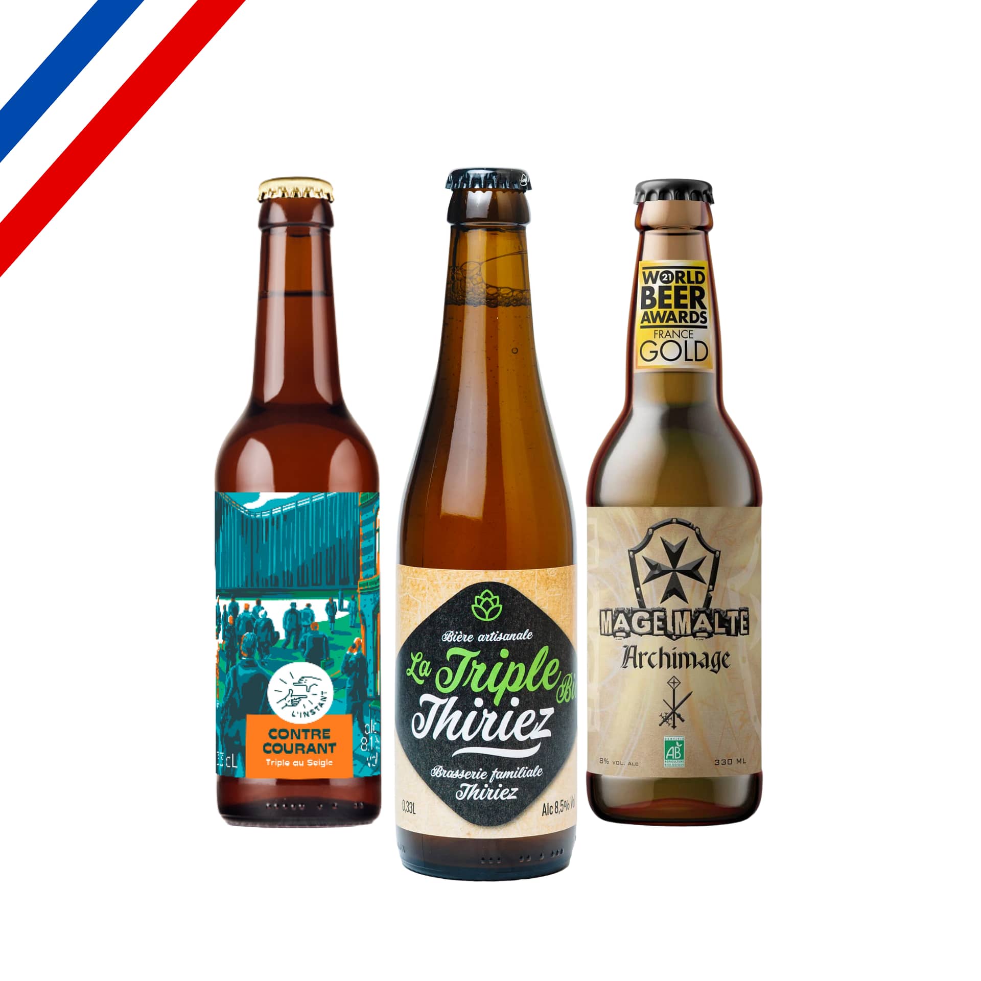Coffret 12 bières - meilleures Triple françaises- Adopte un Brasseur